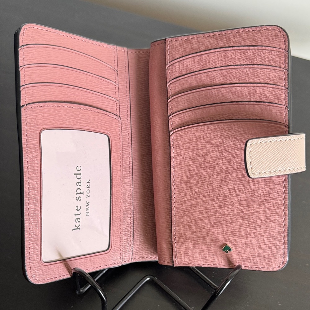 Kate Spade Two-Tone Black and Tan Wallet (NWOT) - Picture 7 of 13